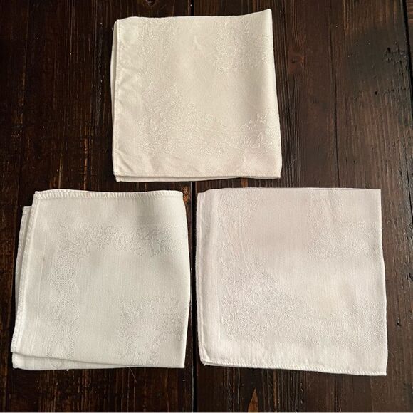 Vintage Cotton Napkins (Bundle of 3) - Picture 1 of 5